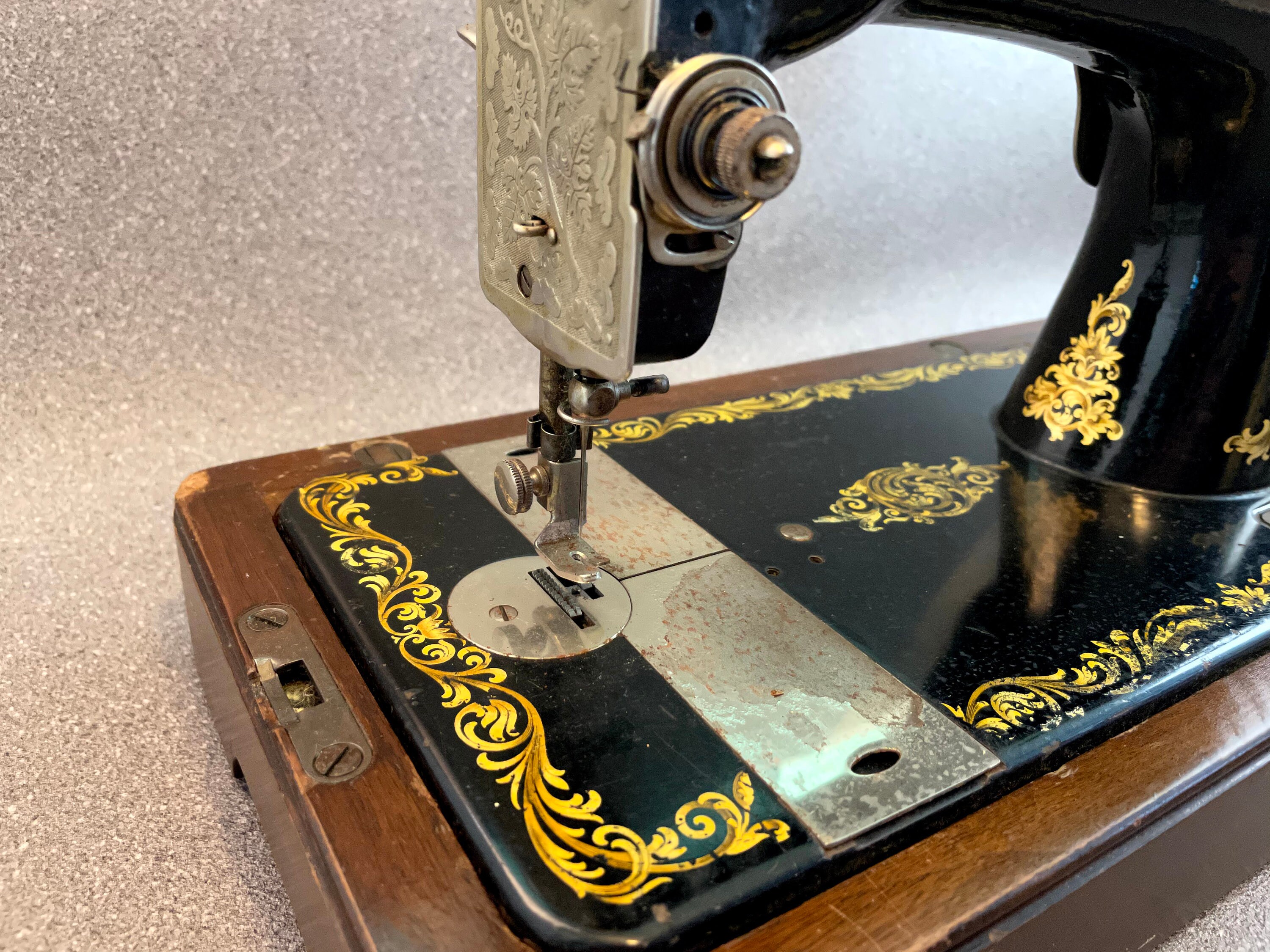 Vintage Singer 128K Manual Hand-Crank Sewing Machine 1917 In | Etsy