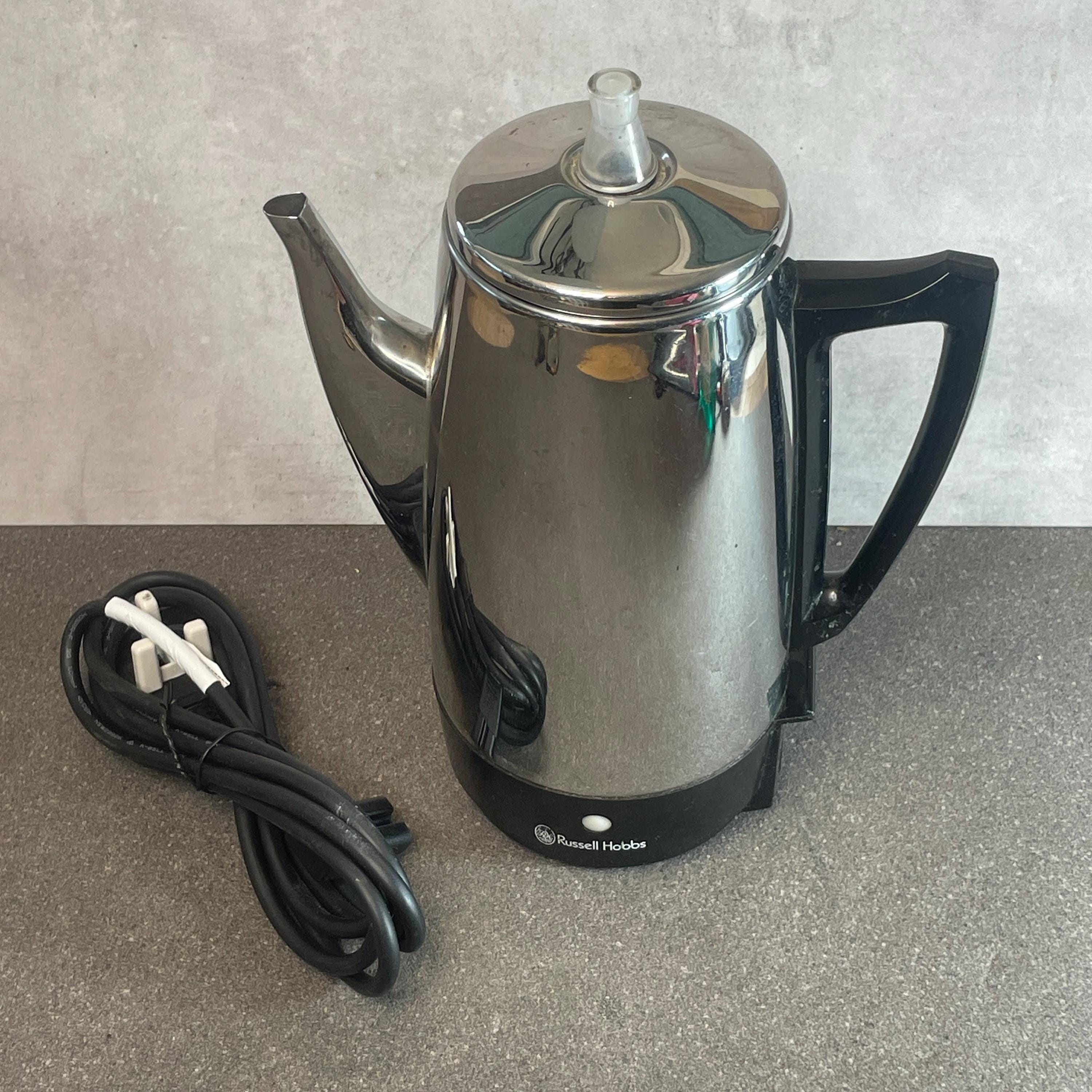 Vintage Russell Hobbs Electric Coffee Percolator No. 9700 Retro