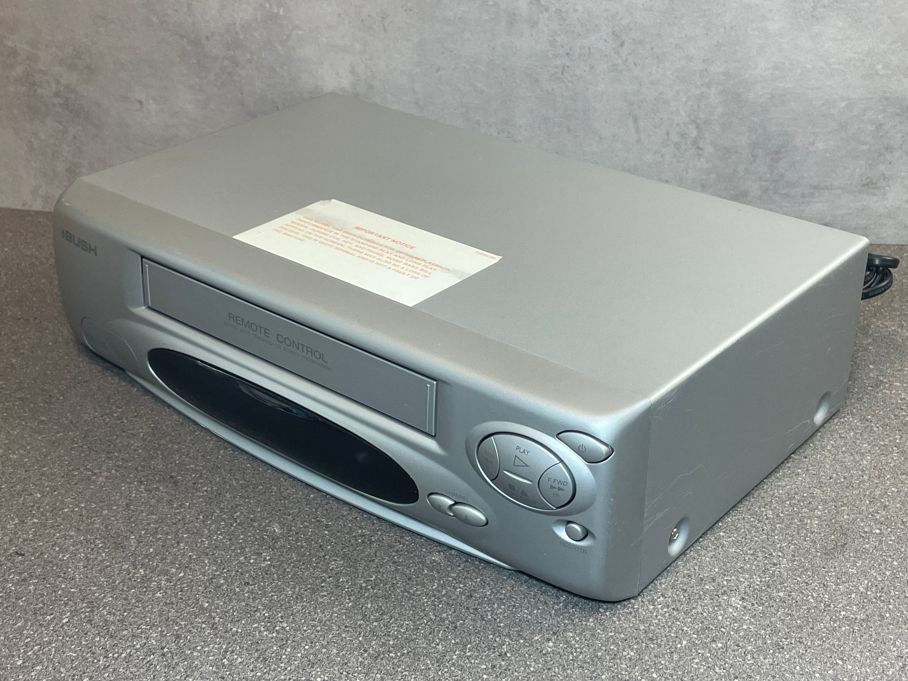 Bush Video Cassette Recorder VHS VCR Player Cables Etsy UK