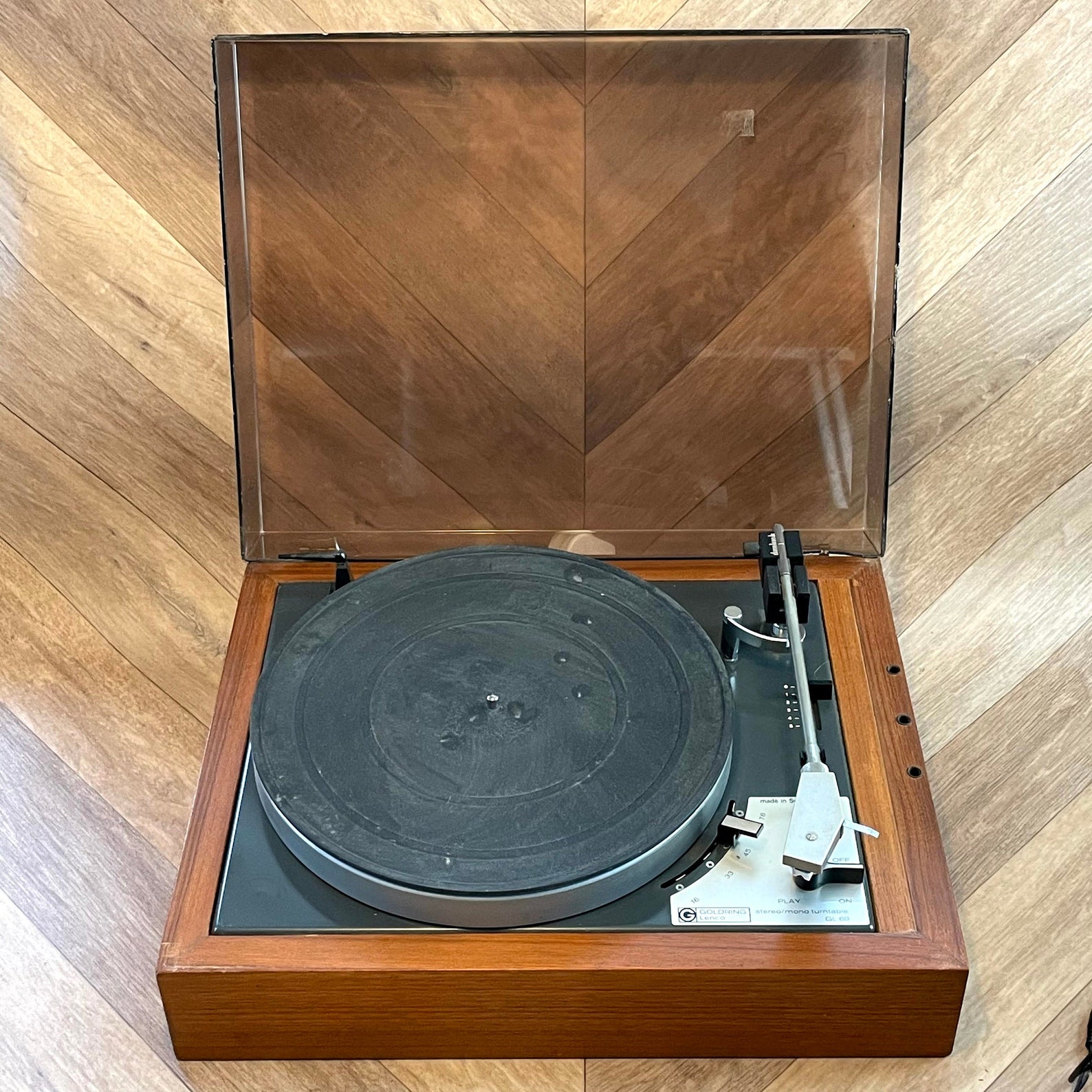 Vintage Goldring Lenco GL 69 Turntable Vinyl Record Player Etsy