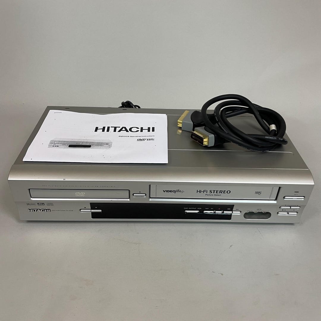 Hitachi VHS VCR Recorder / DVD Combi Player | Serviced | Fully Tested ...