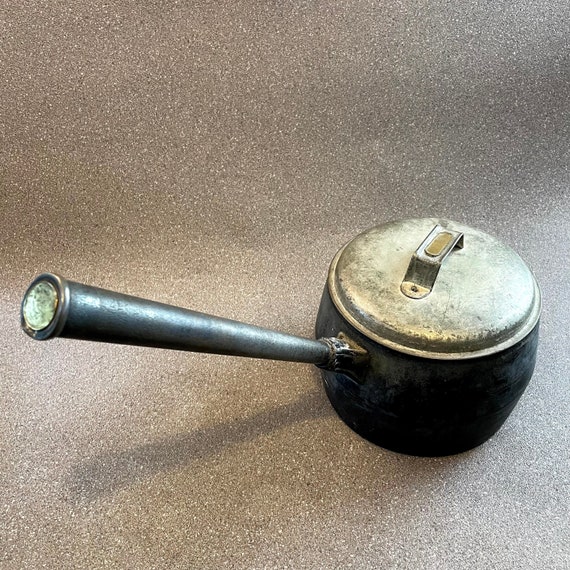 Antique Swain Romany Gypsy Cast Iron Saucepan Pot With Lid 3 Etsy
