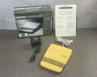 Vintage Audioline 825 Digital Remote Control Answering Machine Boxed Prop Answer Ideal Retro Prop