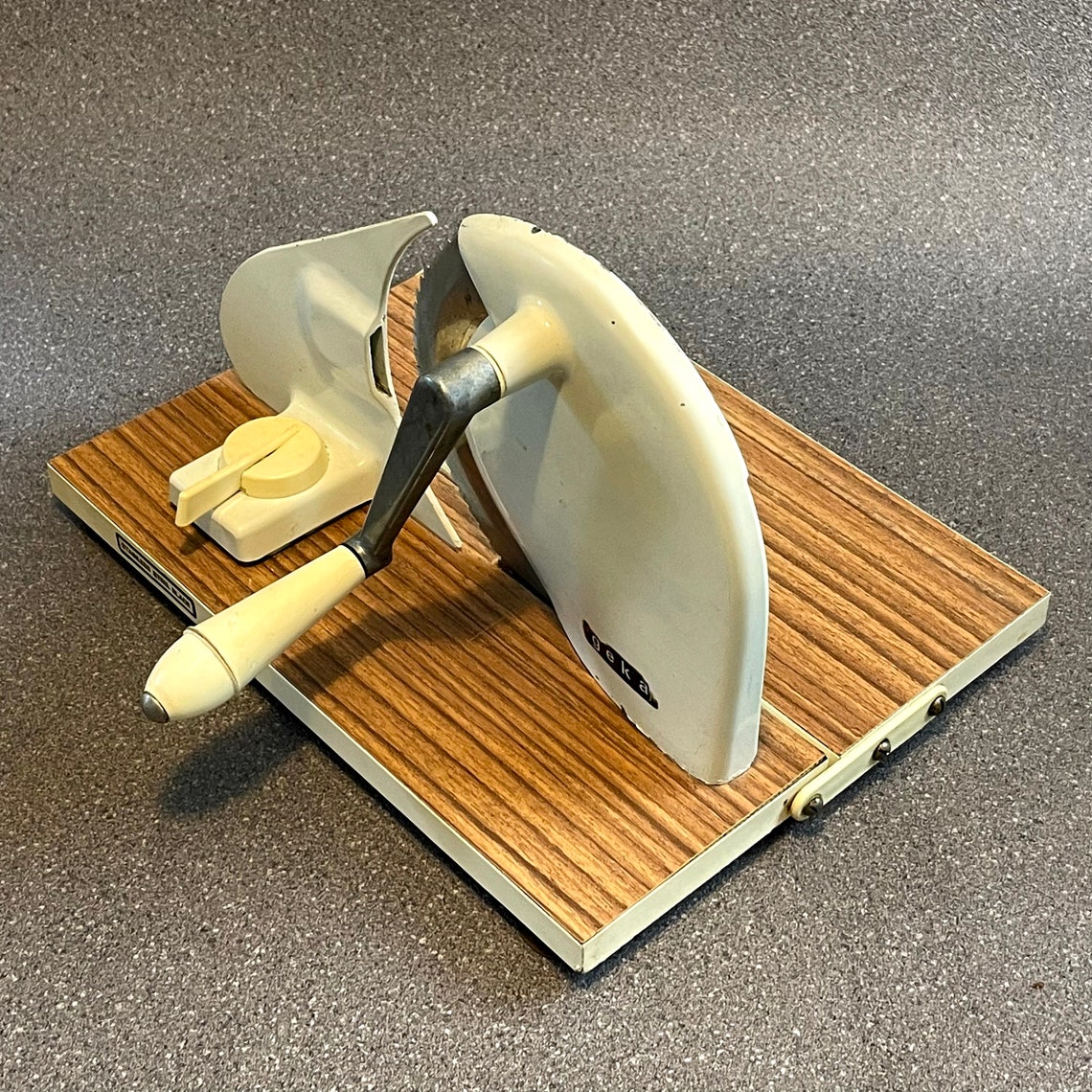 Vintage Geka Hand Crank Meat / Cheese Food Slicer Made in Etsy
