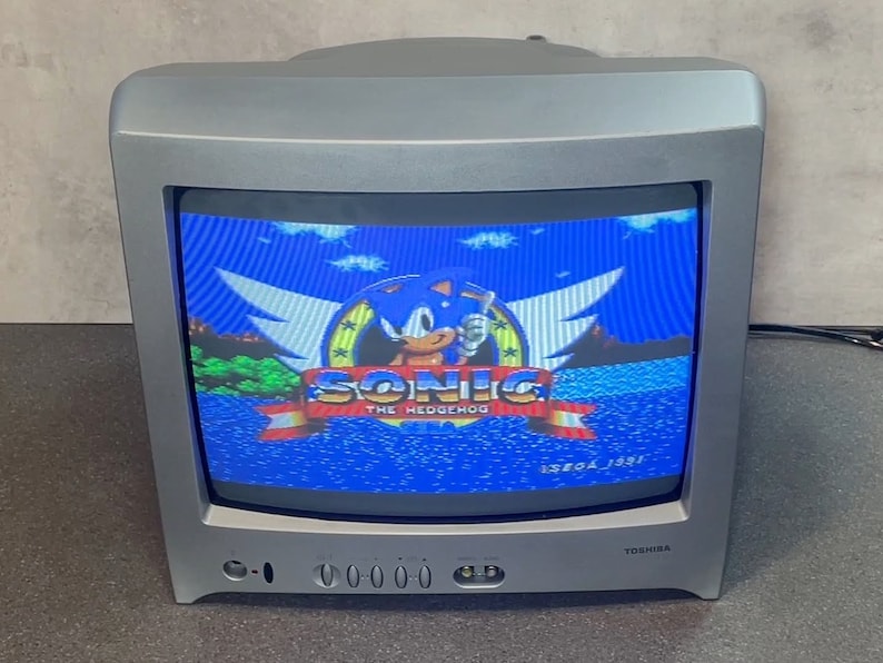 Toshiba 14 Inch CRT Cube TV Retro Gaming Display Etsy UK