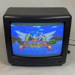 Thorn 14" Inch CRT TV Retro Gaming Television Screen | Black | RF Input Only