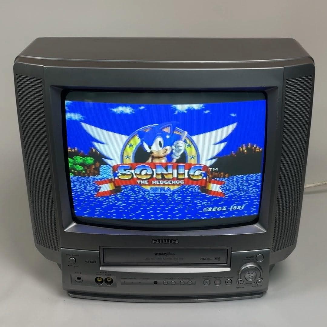 AIWA aiwa 14インチ テレビデオ ブラウン管テレビ VHSビデオ Aiwa 14