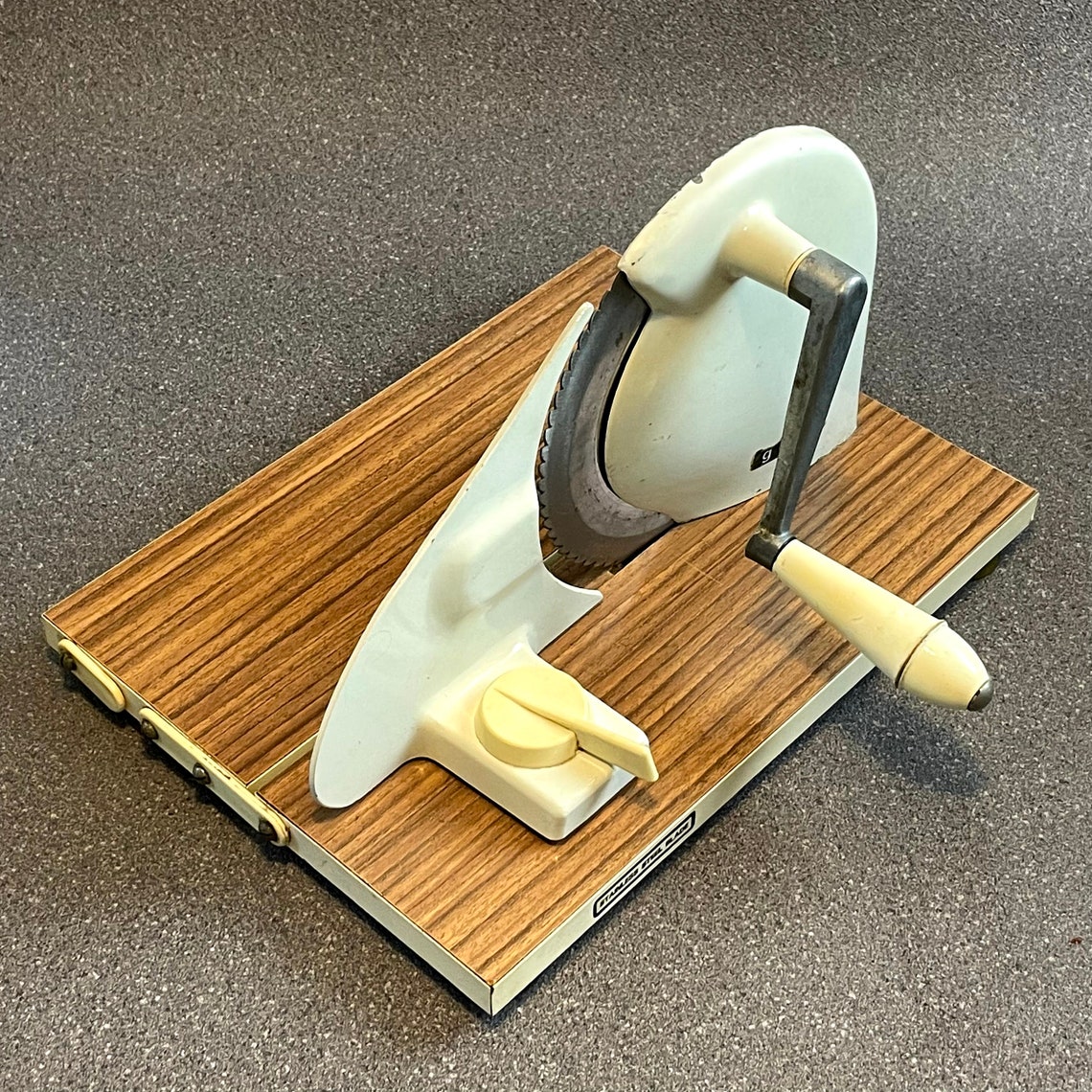 Vintage Geka Hand Crank Meat / Cheese Food Slicer Made in Etsy