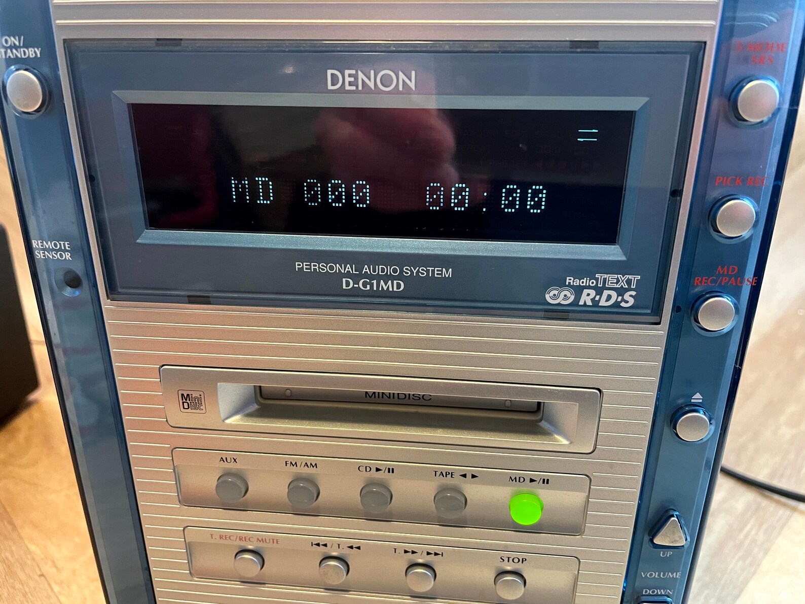 Denon DG1MD CD Radio Cassette Mini Disc Player Aux Speakers Etsy