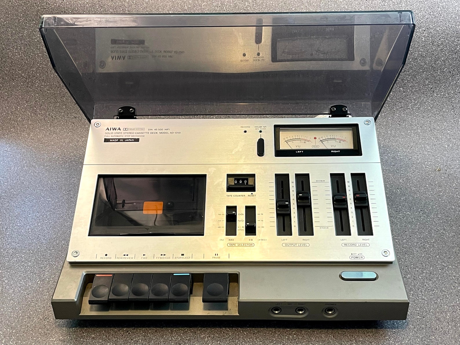 Vintage AIWA Solid State Stereo Cassette Recorder/Player Deck Etsy