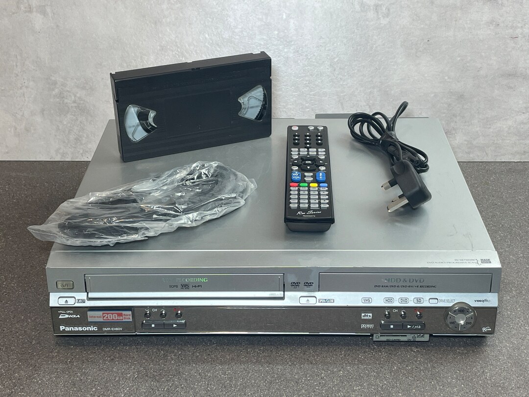 Panasonic DMREH80V DVD Vhs Video HDD Recorder Copy Vhs to Dvd Etsy