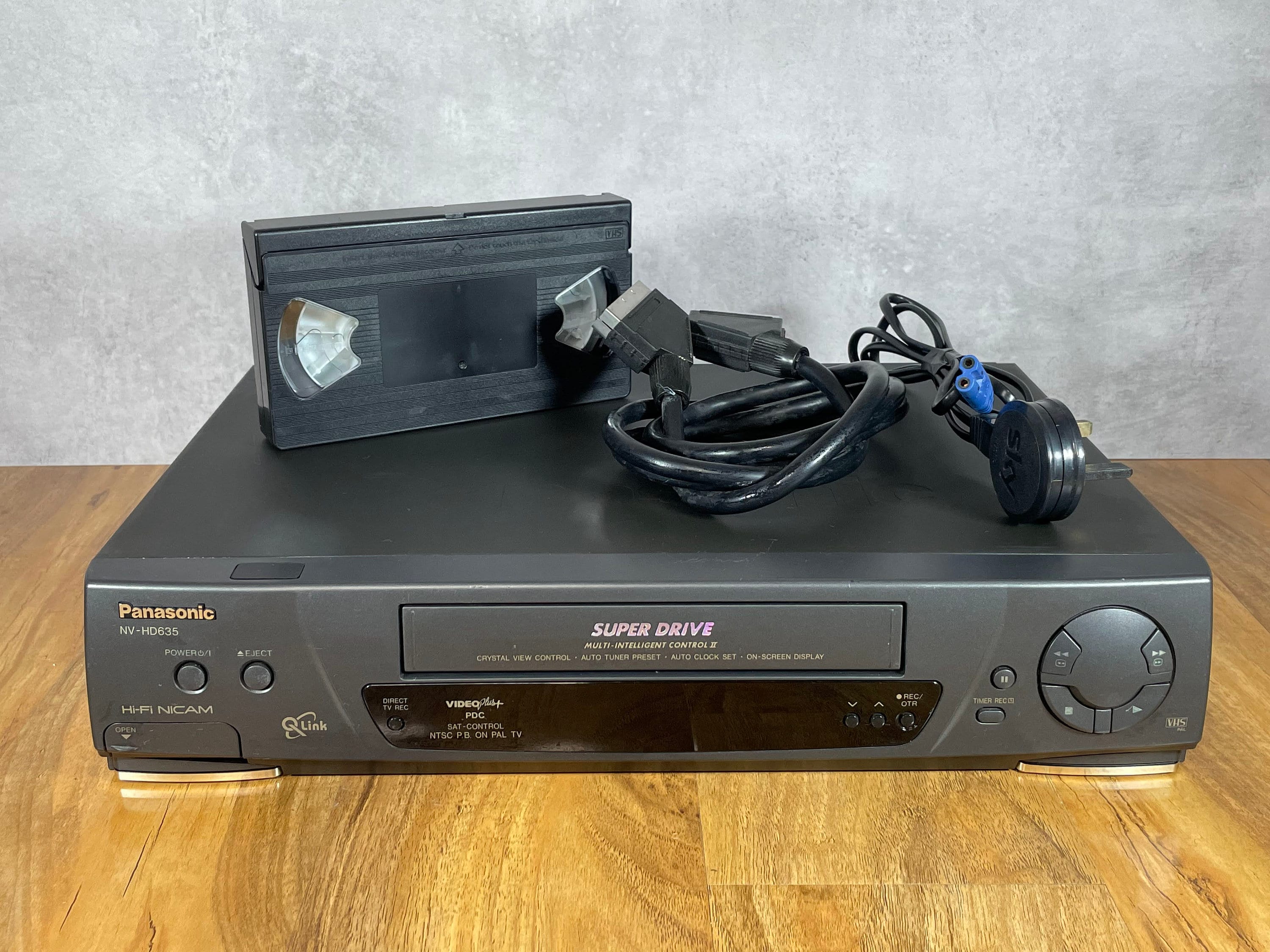 Panasonic NV-HD635 Video Cassette Recorder VHS VCR Player,vintage