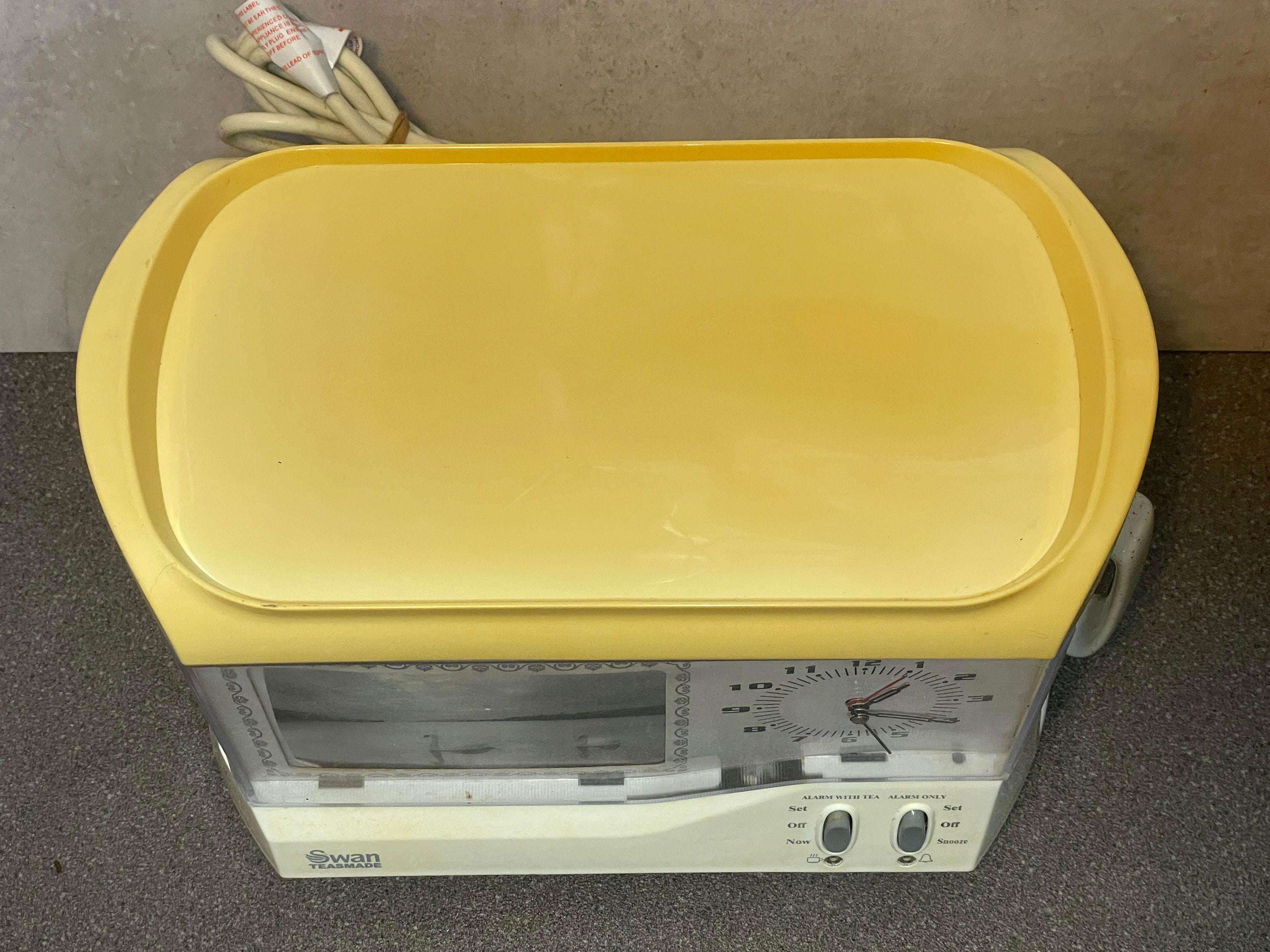 Vintage Swan Teasmade Alarm Clock Tea Maker Retro Teasmaid Etsy UK