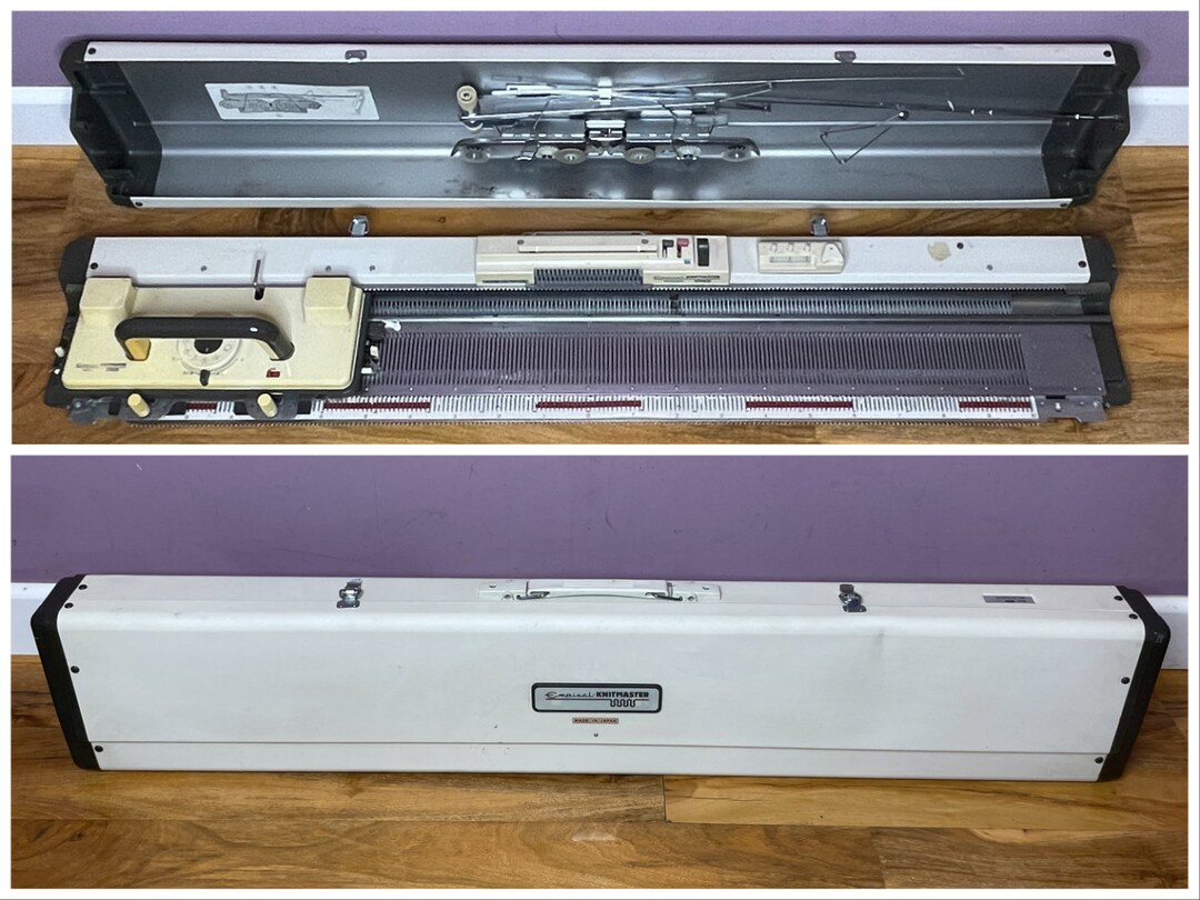 Empisal Knitmaster Knitting Machine Mod 600 Builtin Carry Etsy UK