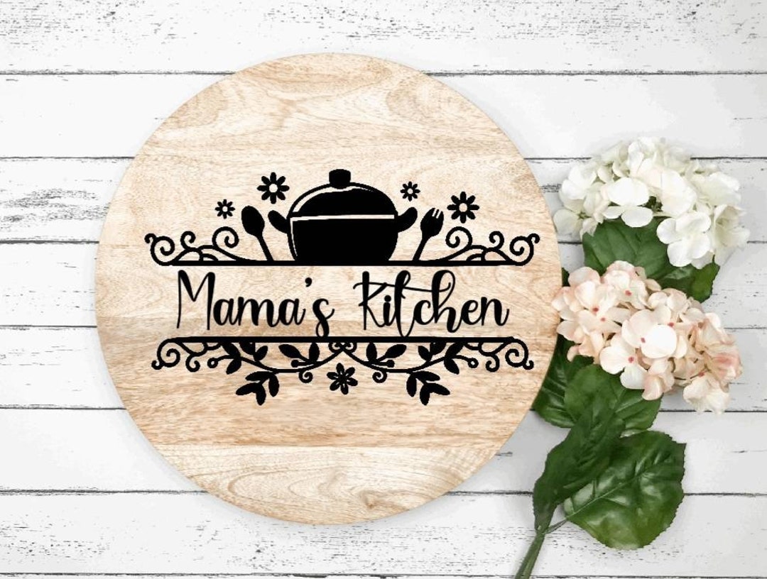 Monogram Noodle Board Decals Family Monogram Custom Vinyl Etsy