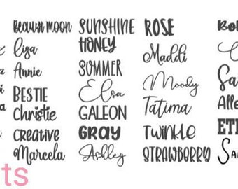 Name Decal, Personalized vinyl name decal, custom decal