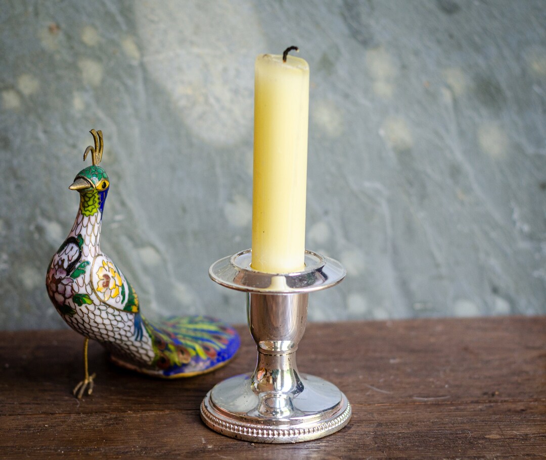 Grenadier Silver Plate Candlestick or Single Candle Holder Etsy