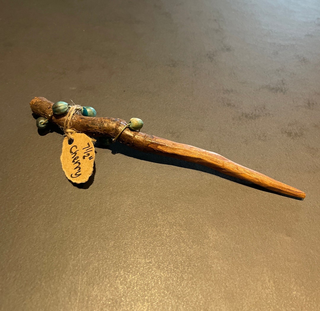 7 1/2 Cherry Wood Wand Etsy Canada