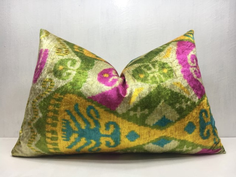 etsy ikat pillows