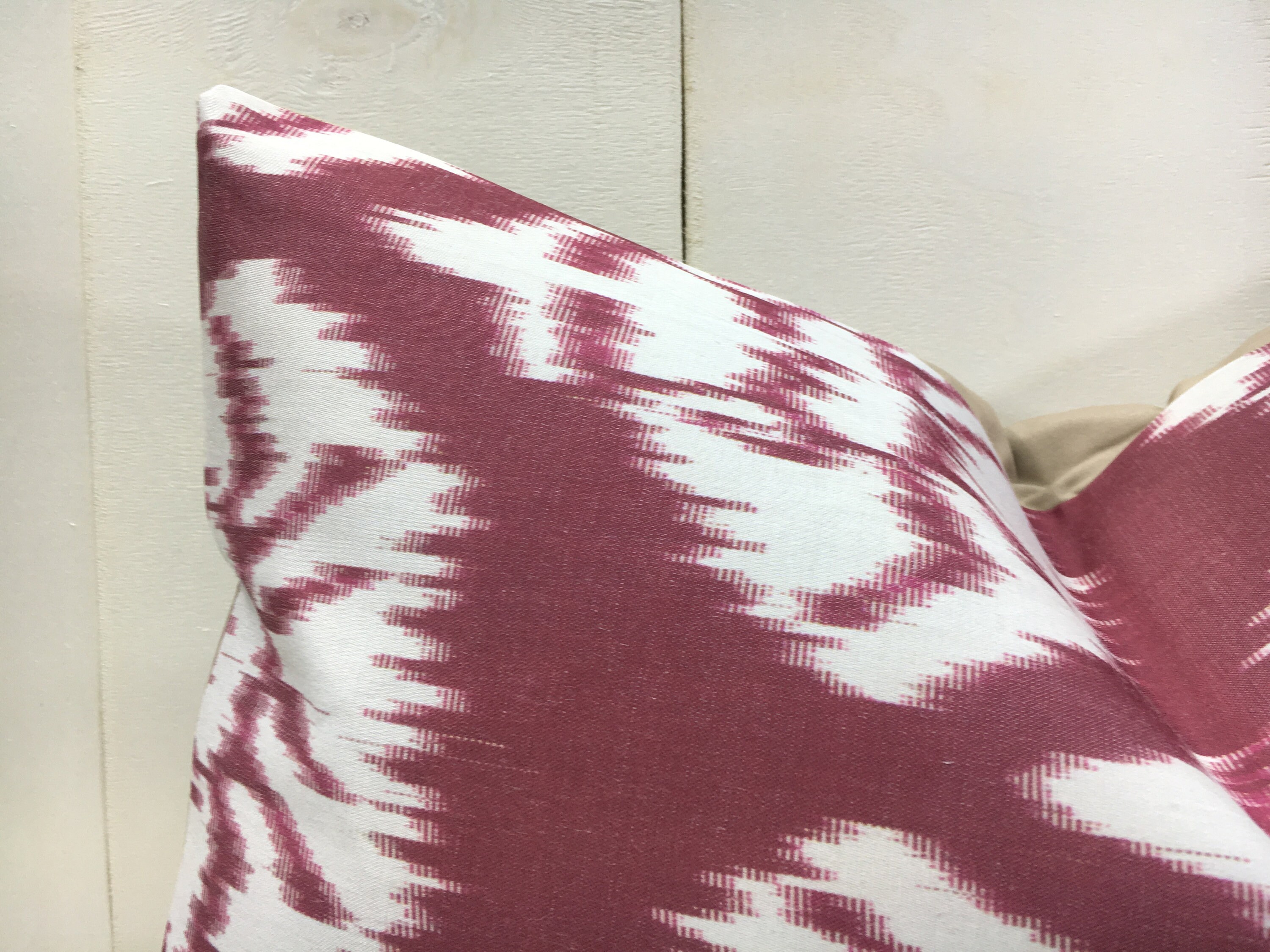 Ikat Silk Woven Cushion Cover