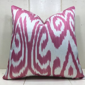 seide ikat kissenbezug handgewebtes seidenkissen dekoratives kissenbezug kissenbezug moderne kissenhülle farbakzent kissenbezug seide dekor 16x16