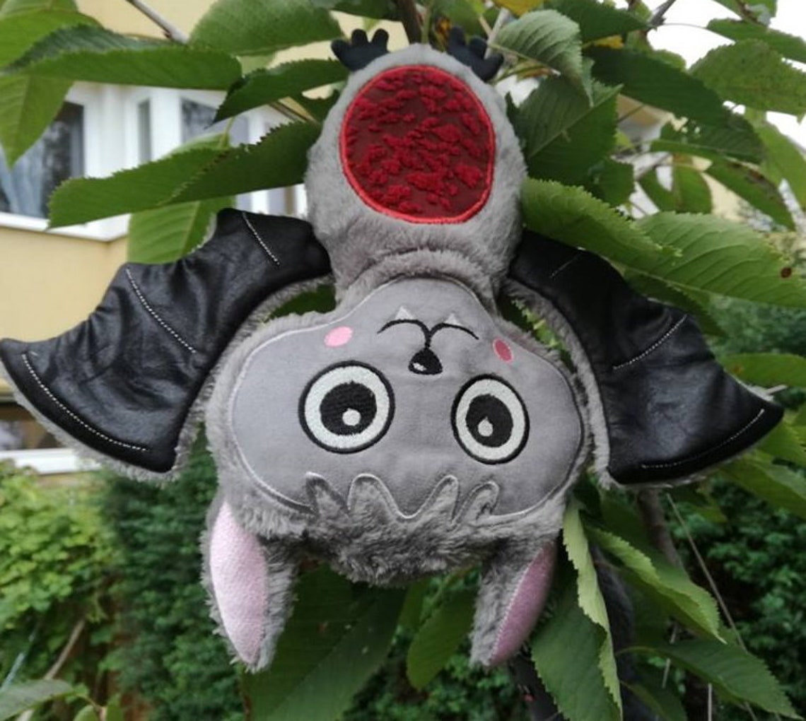 15 Designs, Digital Embroidery File Bat 6x10 in the Hoop Ith, Includes ...