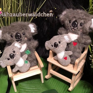 5 x digital embroidery design koala + eucalyptus in the hoop ith 5x7&quot; digital embroidery design
