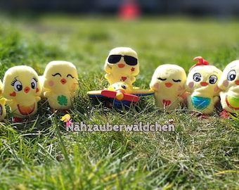 SET Stickdatei 20 x KÜKEN Kueken Ostern ITH 10x10 in the hoop 4x4 Easter chick chicken digital embroidery design