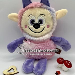 10x embroidery file MONSTER secret buddy grief eater ITH 20x30 Halloween in the hoop 8x12" stuffie digital embroidery design - SET 3