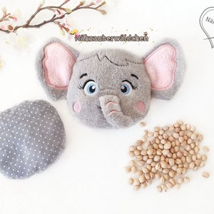 10x digital embroidery design elephant pillow hot cool pack in the hoop ith 5x7" digital embroidery design