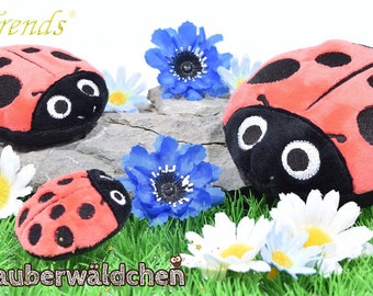 LADYBUG digital embroidery design 4x4 with freebie leaf 5x7 in the hoop ith digital embroidery design