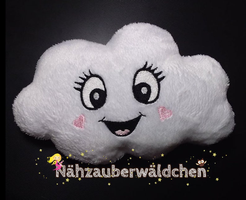 Download 16x CLOUD digital embroidery design 6x10 in the hoop ith ...