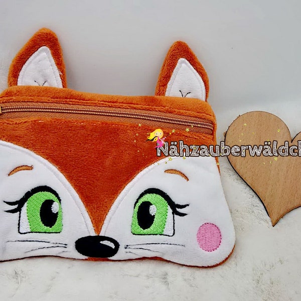 12 designs, digital embroidery file fox bag 6x10