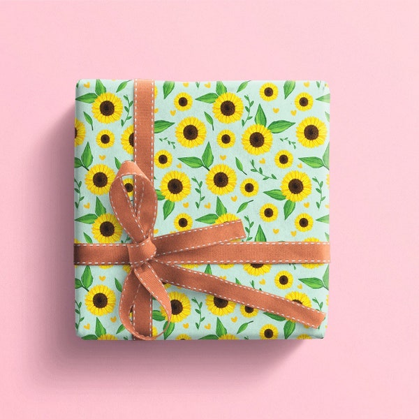 Sunflower Gift Wrap