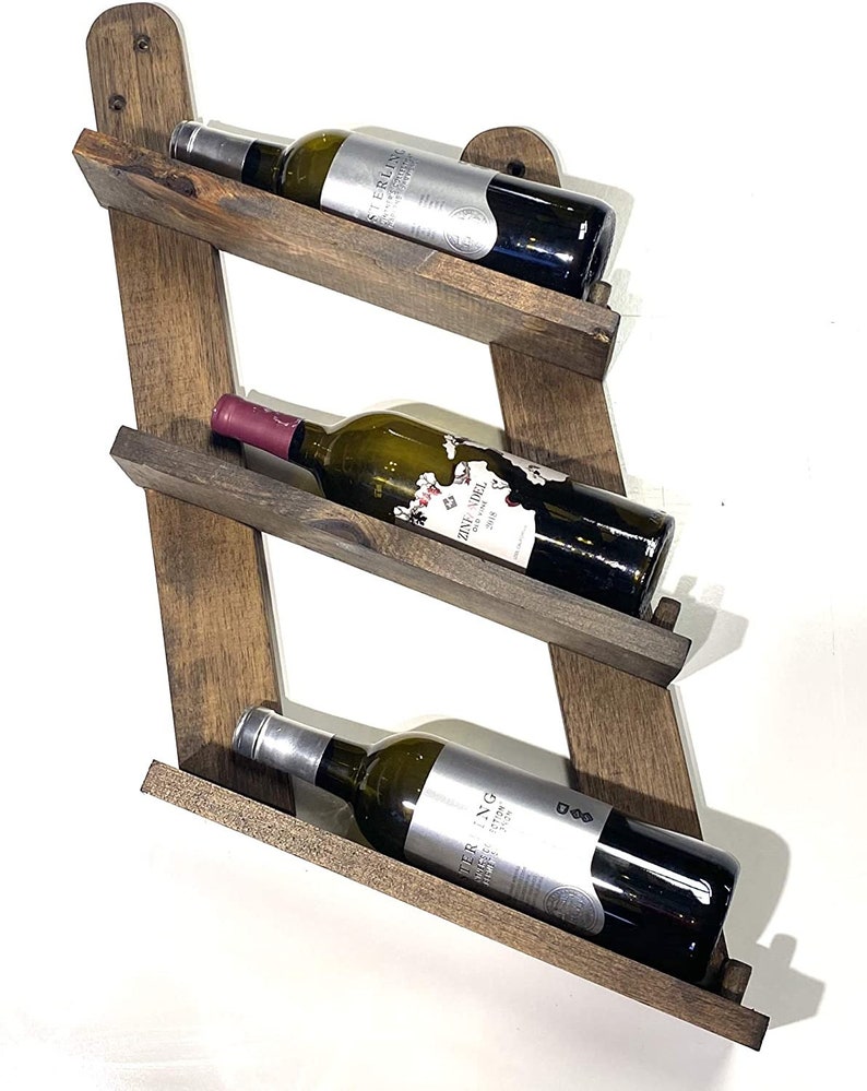 sloping wine rack