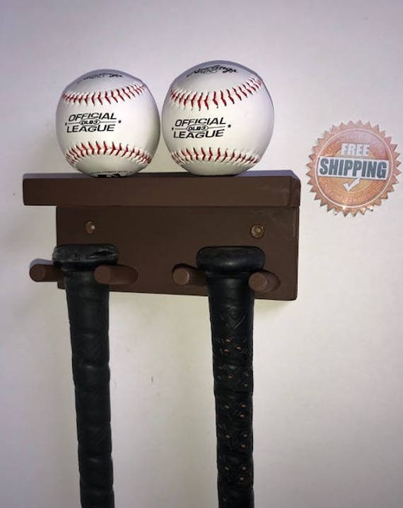 Baseball Bat Rack Display With Shelf Meant To Hold Up To 11 Mini Collectible Bats Red Bat Racks Sports Fitness Guardebem Com