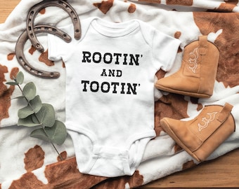 Rootin' en Tootin' Baby Outfit Cowboy Thema Kraamcadeau
