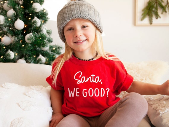 Kids hotsell santa shirt