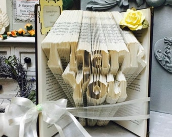 Buch Faltmuster, Danke Geschenk, 570 Seiten