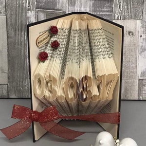 Book folding pattern, Made to order, anniversary dates