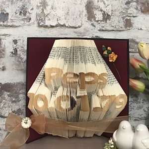 Book folding, patterns you can custom order, downloadable