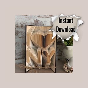 Book folding pattern, I love New York, 300 pages