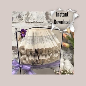 Book folding pattern, Granny and granddad, instant download, 620 pages