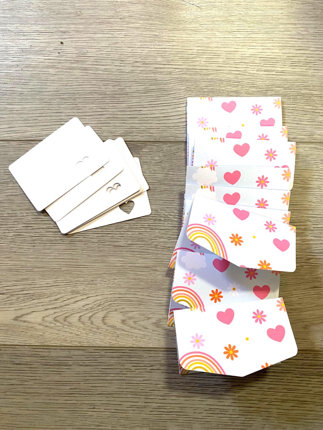 Small Envelopes With Note Card Set of 10 for Any Occasion, Rainbows and ...