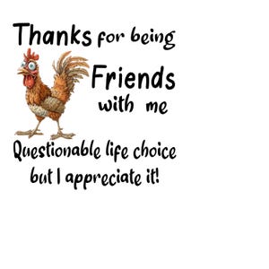Thanks for being friends with me PNG Design