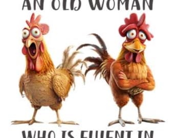 Nunca subestimes a una anciana Diseño PNG