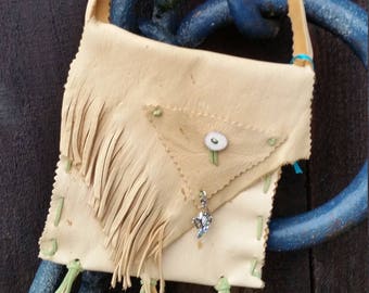 Handmade doe skin bags