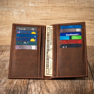 Leather Men wallet, Fathers day gift, gift for dad, GROOMSMEN Gift, Personalized Wallet, Men wallet,  PERSONALIZED Leather Wallet