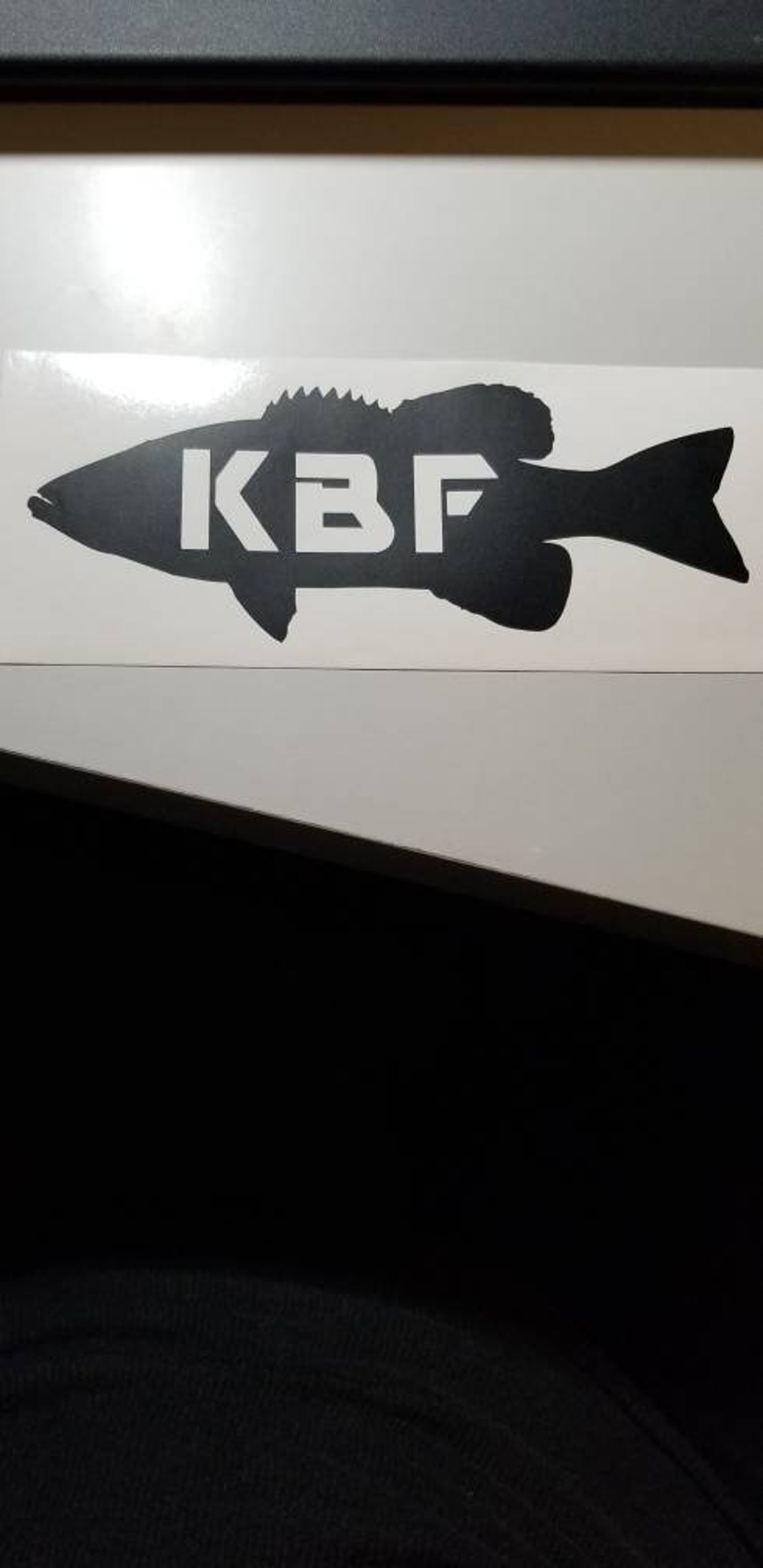 Bass Kayak Bass Fishing Decal KBF Etsy