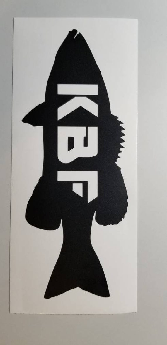 Bass Kayak Bass Fishing Decal KBF Etsy